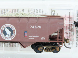 N Scale Micro-Trains/Kadee 55420 GN Great Northern 2-Bay Hopper #73579 Weathered