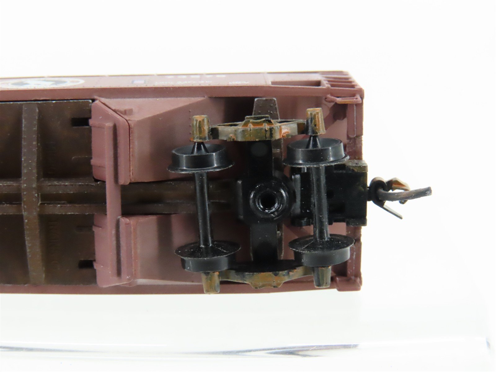 N Scale Micro-Trains/Kadee 55420 GN Great Northern 2-Bay Hopper #73579 Weathered