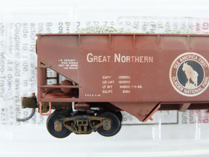N Micro-Trains MTL 05500420 GN Great Northern 2-Bay Hopper #75801 Weathered