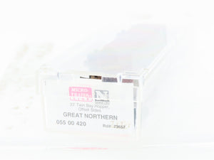 N Micro-Trains MTL 05500420 GN Great Northern 2-Bay Hopper #75801 Weathered