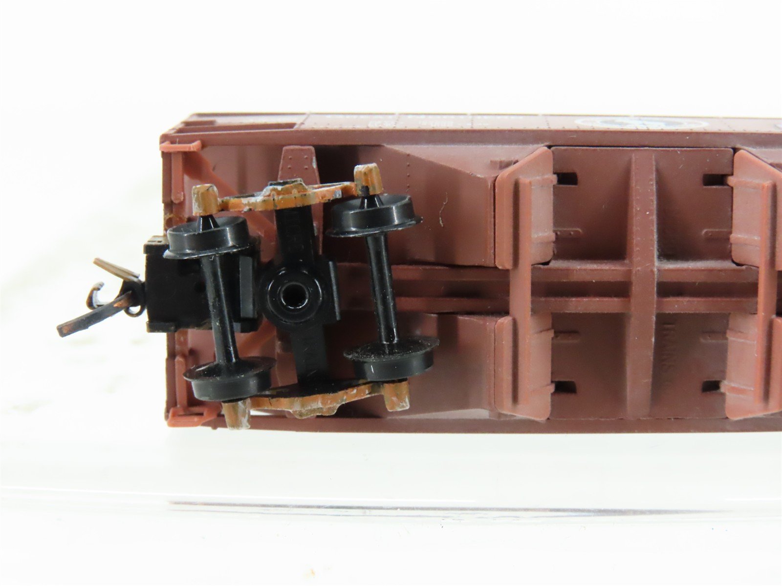 N Micro-Trains MTL 05500420 GN Great Northern 2-Bay Hopper #73657 Weathered