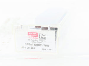 N Micro-Trains MTL 05500420 GN Great Northern 2-Bay Hopper #73657 Weathered