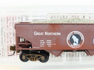 N Scale Micro-Trains MTL 55060 GN Great Northern 2-Bay Hopper #73476 Weathered