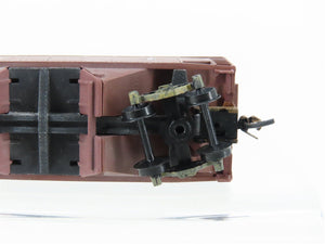 N Scale Micro-Trains MTL 55010 ATSF Santa Fe 2-Bay Hopper #180806 Weathered