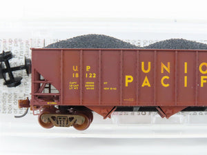N Scale Micro-Trains 108100 MTL UP Union Pacific 3-Bay Hopper #18122 Weathered