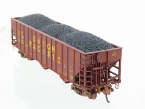 N Scale Micro-Trains 108100 MTL UP Union Pacific 3-Bay Hopper #18122 Weathered