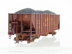 N Scale Micro-Trains 108100 MTL UP Union Pacific 3-Bay Hopper #18122 Weathered
