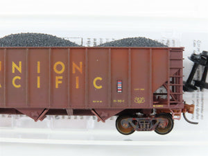 N Micro-Trains 10800100 MTL UP Union Pacific 3-Bay Hopper #18121 Weathered