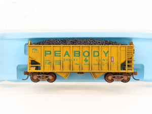 N Scale Atlas 2344 PSL Peabody 2-Bay Open Hopper #6671 Weathered