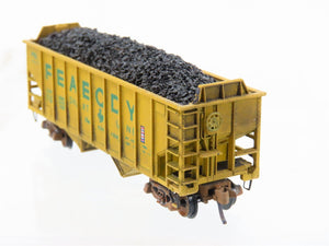 N Scale Atlas 2344 PSL Peabody 2-Bay Open Hopper #6671 Weathered