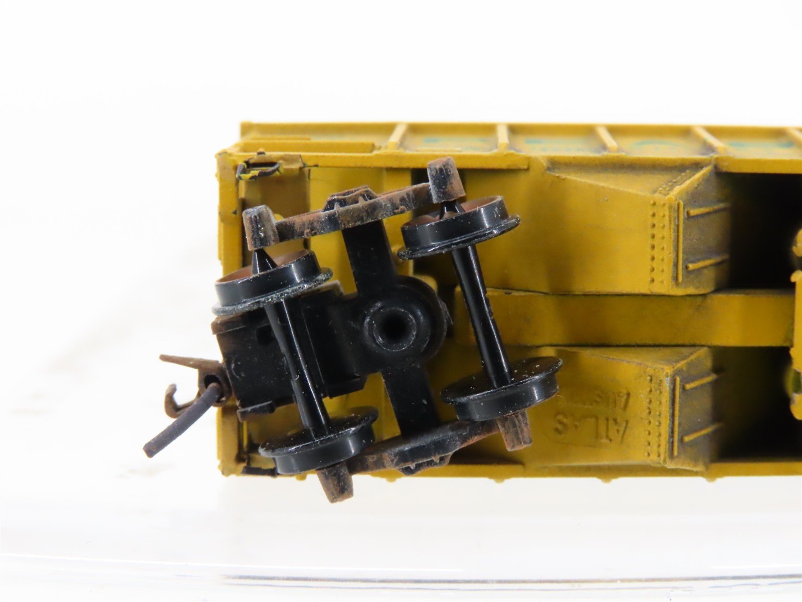 N Scale Atlas 2344 PSL Peabody 2-Bay Open Hopper #6671 Weathered
