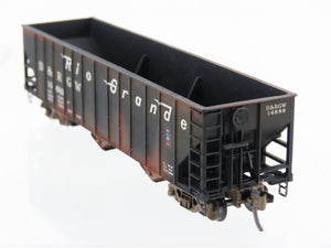 N Scale Micro-Trains 108060 MTL DRGW 3-Ton Open Hopper #14689 Weathered
