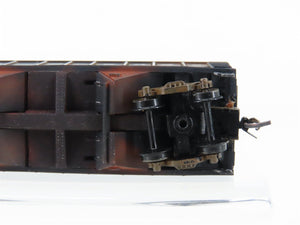 N Scale Micro-Trains 108060 MTL DRGW 3-Ton Open Hopper #14689 Weathered