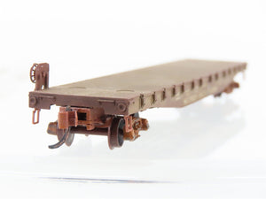 N Scale Micro-Trains 45030 SP Southern Pacific 50' Flatcar #142549 Weathered