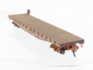 N Scale Micro-Trains 45030 SP Southern Pacific 50' Flatcar #142549 Weathered