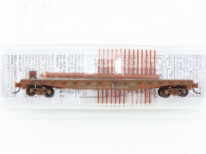 N Scale Micro-Trains 04553030 SP Southern Pacific 50' Flatcar #142533 Weathered