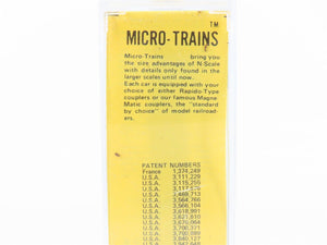 N Micro-Trains/Kadee 46091 SP Southern Pacific Gondola #160149 wLoad Weathered
