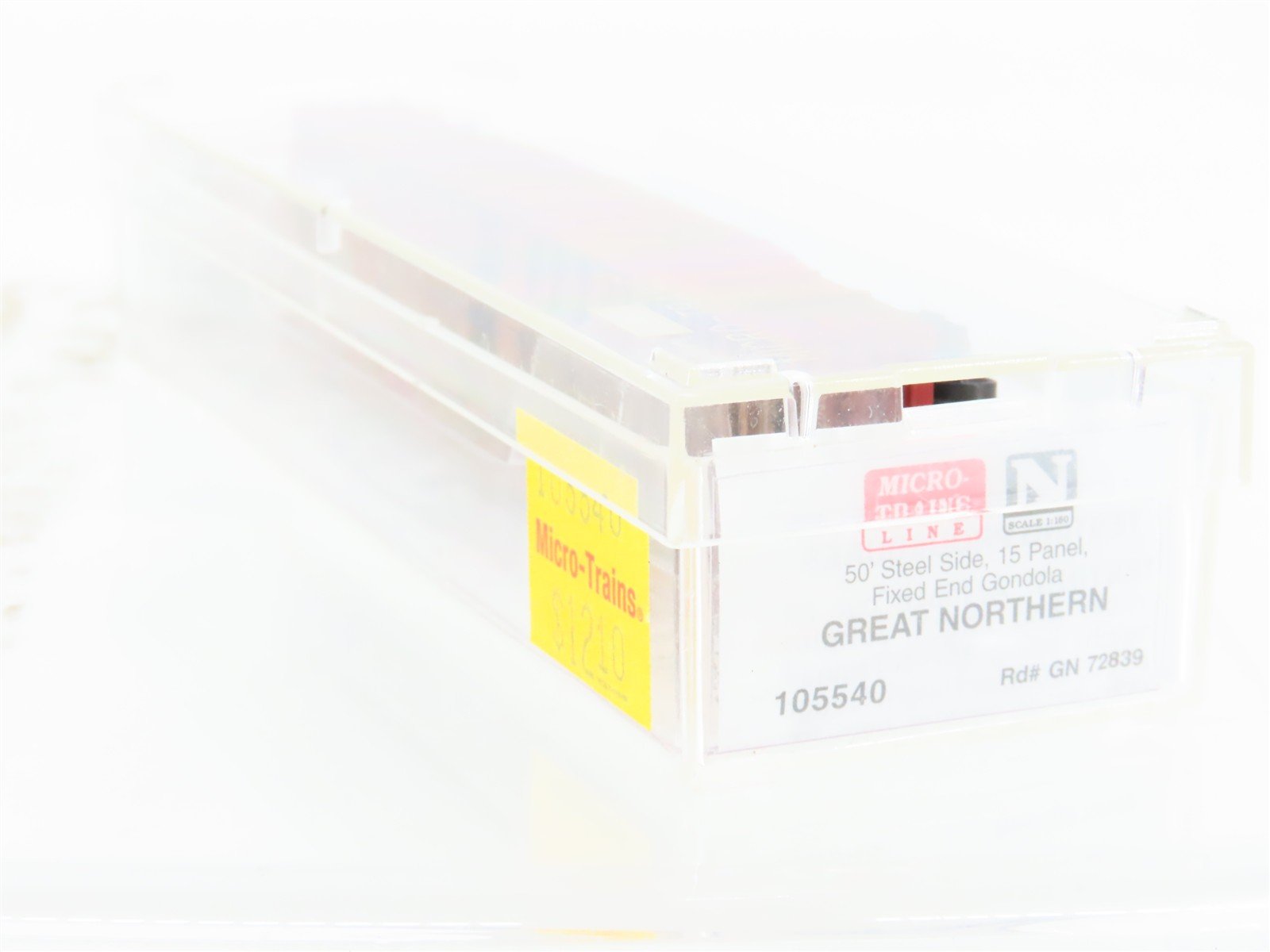 N Scale Micro-Trains 105540 GN Great Northern Gondola #72839 wLoad Weathered