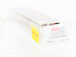 N Scale Micro-Trains 105540 GN Great Northern Gondola #72839 wLoad Weathered