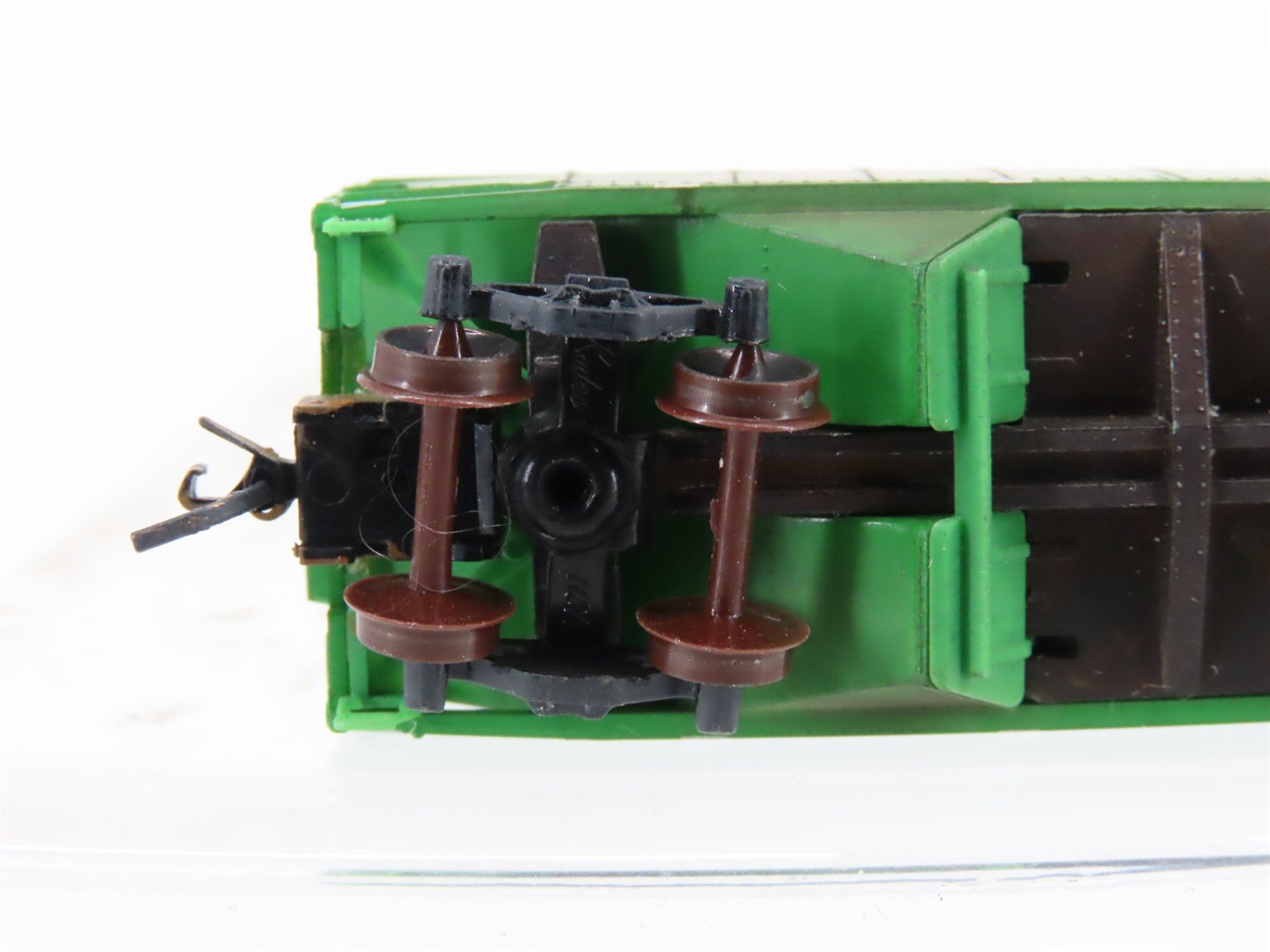 N Scale Micro-Trains BN Burlington Northern 2-Bay Hopper #602341 Weathered