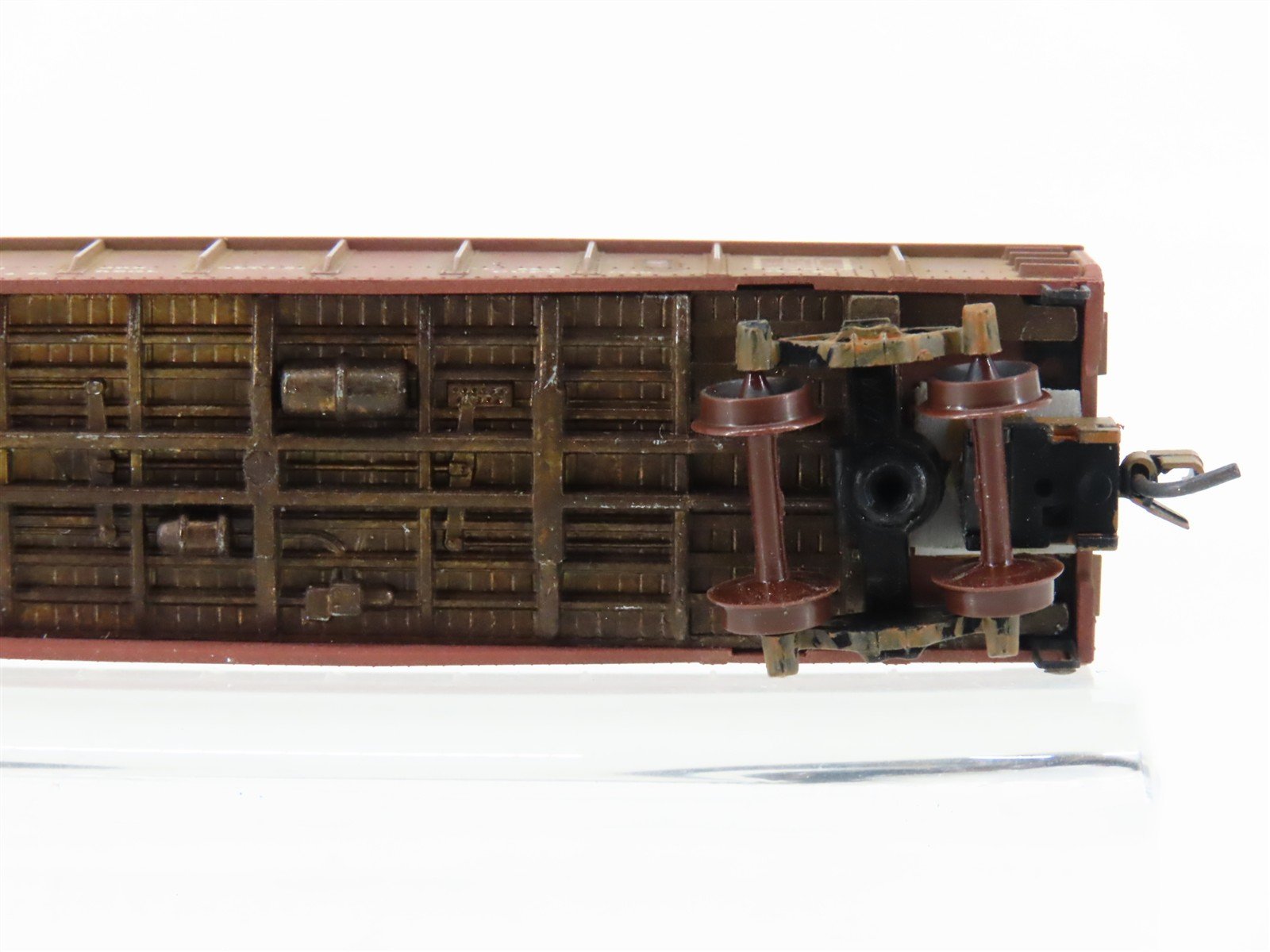 N Scale Micro-Trains MTL ATSF Santa Fe 50' Gondola #7504 w/Load Weathered