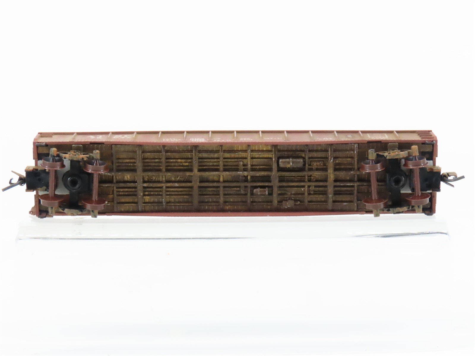 N Scale Micro-Trains MTL ATSF Santa Fe 50' Gondola #7504 w/Load Weathered