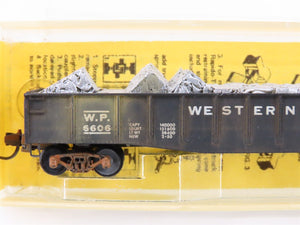 N Micro-Trains/Kadee 46051 WP Western Pacific 50' Gondola #6606 wLoad Weathered