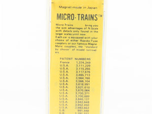 N Micro-Trains/Kadee 46051 WP Western Pacific 50' Gondola #6606 wLoad Weathered