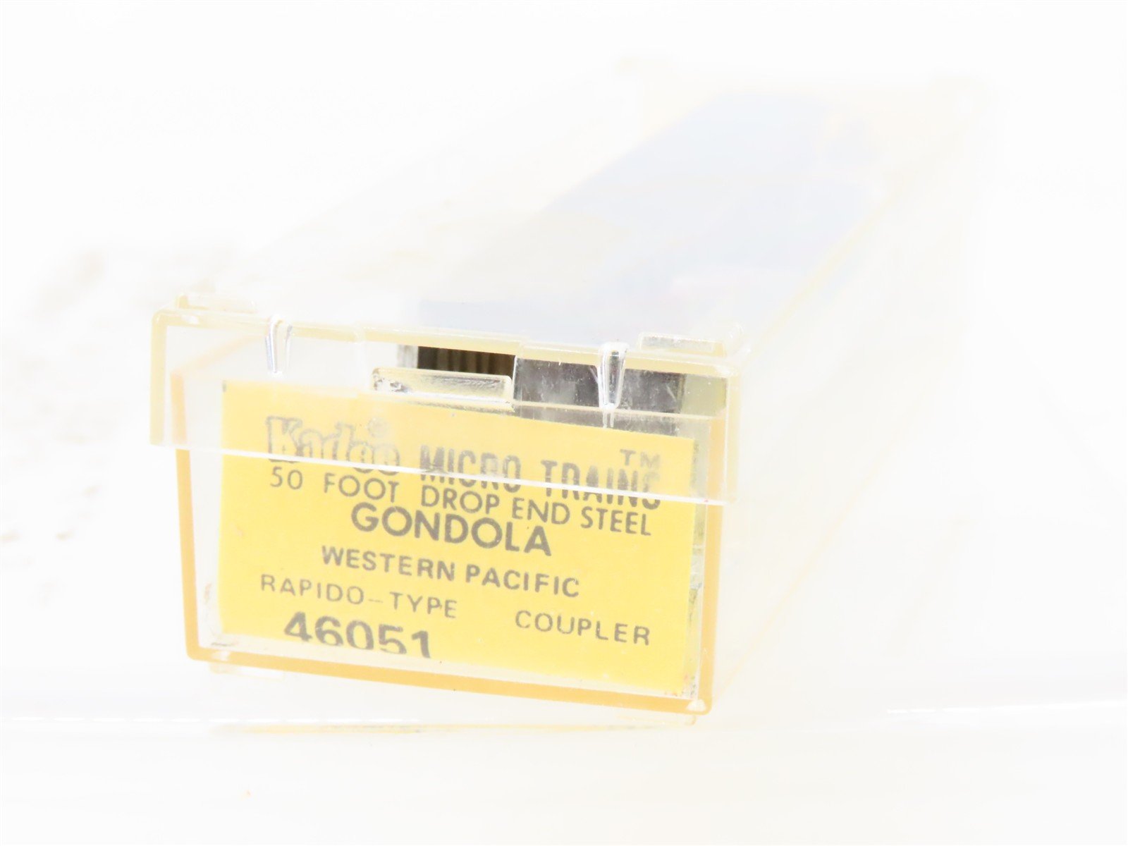 N Micro-Trains/Kadee 46051 WP Western Pacific 50' Gondola #6606 wLoad Weathered