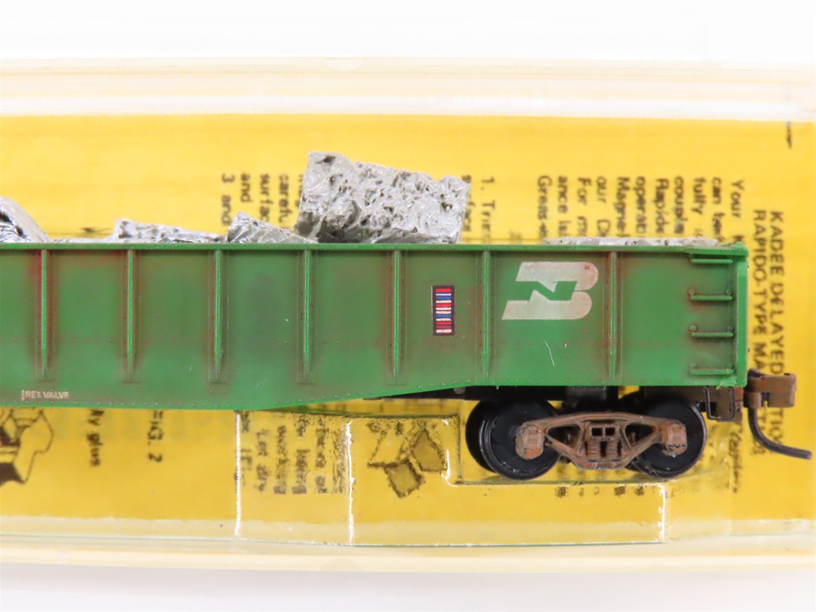 N Scale Micro-Trains/Kadee 46021 BN Railway 50' Gondola #565641 wLoad Weathered