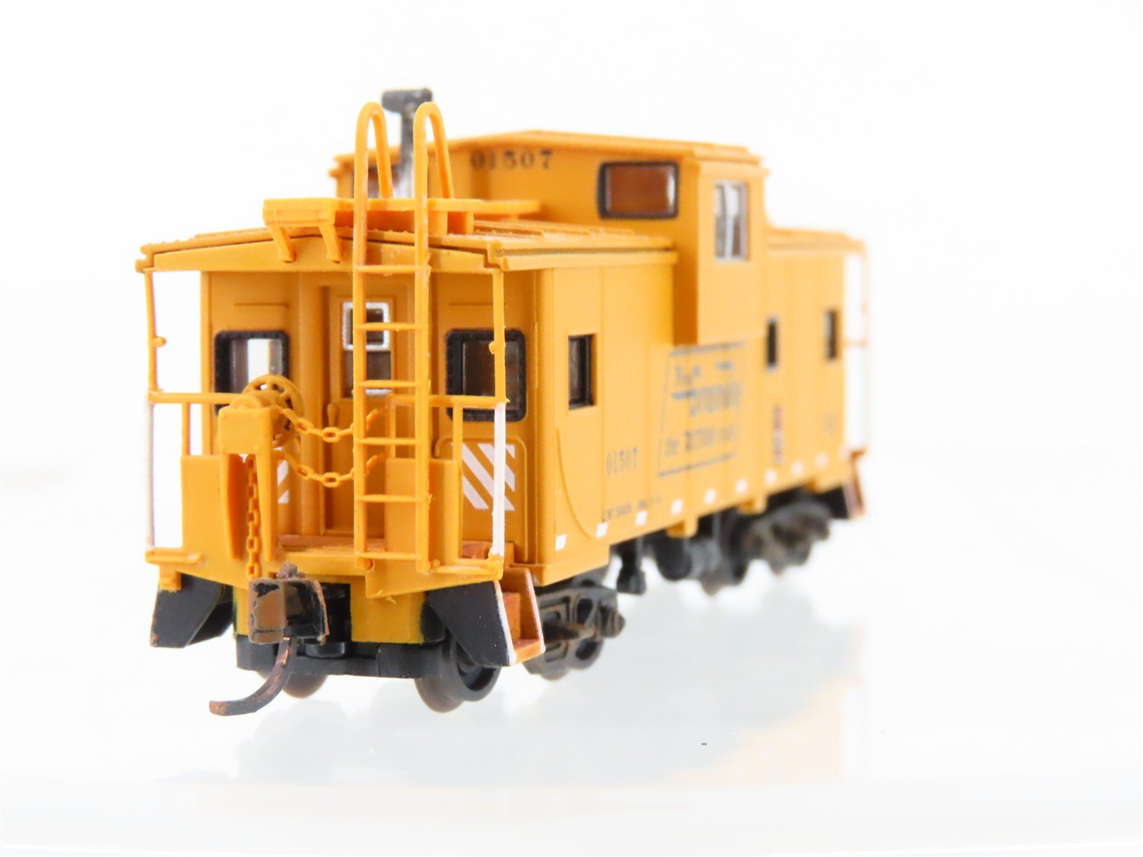 N Scale Atlas 30619 DRGW Rio Grande Extend Vision Caboose #61507 Weathered