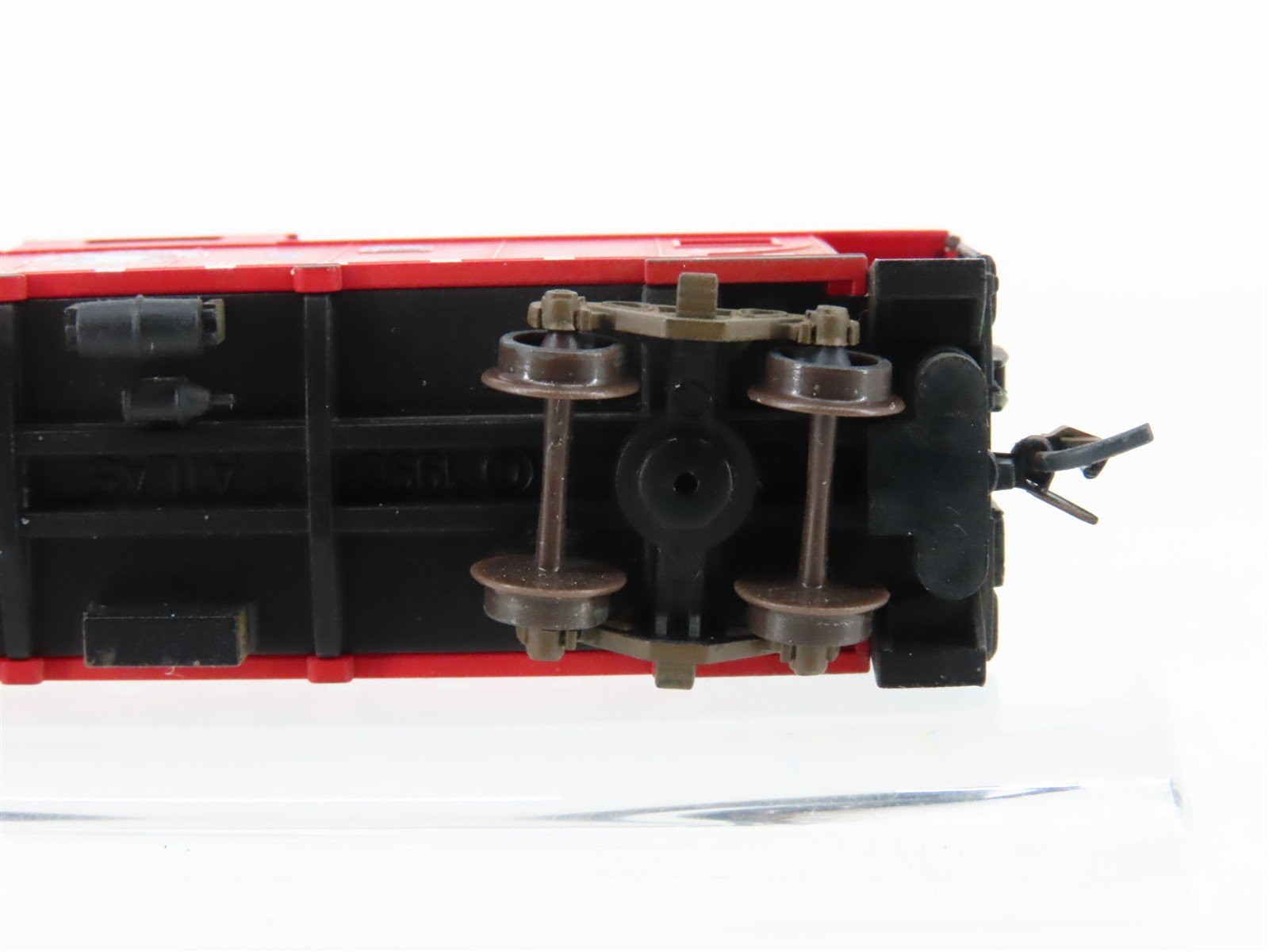 N Scale Atlas 43008 GN Great Northern Extend Vision Caboose #X66 Weathered