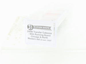 N Scale Bluford Shops 25090 CNW Railway Transfer Caboose #12527 Weathered