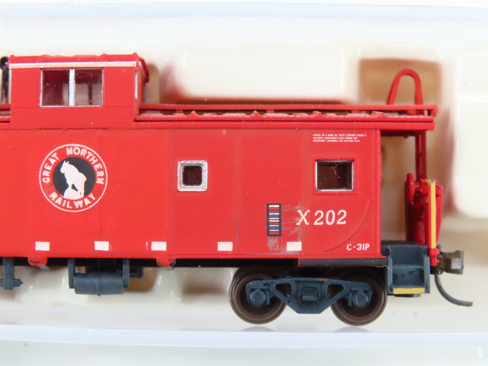 N Scale Atlas 43079 GN Great Northern Standard Cupola Caboose #X202 CUSTOM