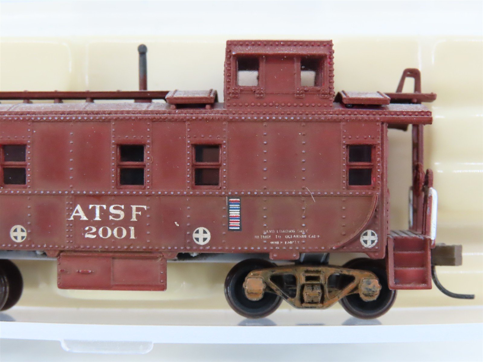 N Scale Altas 50001399 ATSF Santa Fe Cupola Caboose #2001 CUSTOM