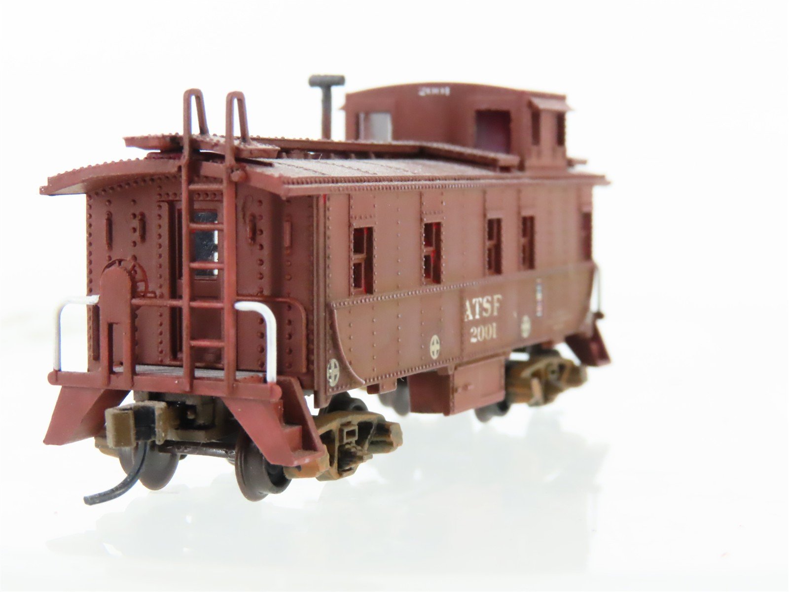 N Scale Altas 50001399 ATSF Santa Fe Cupola Caboose #2001 CUSTOM