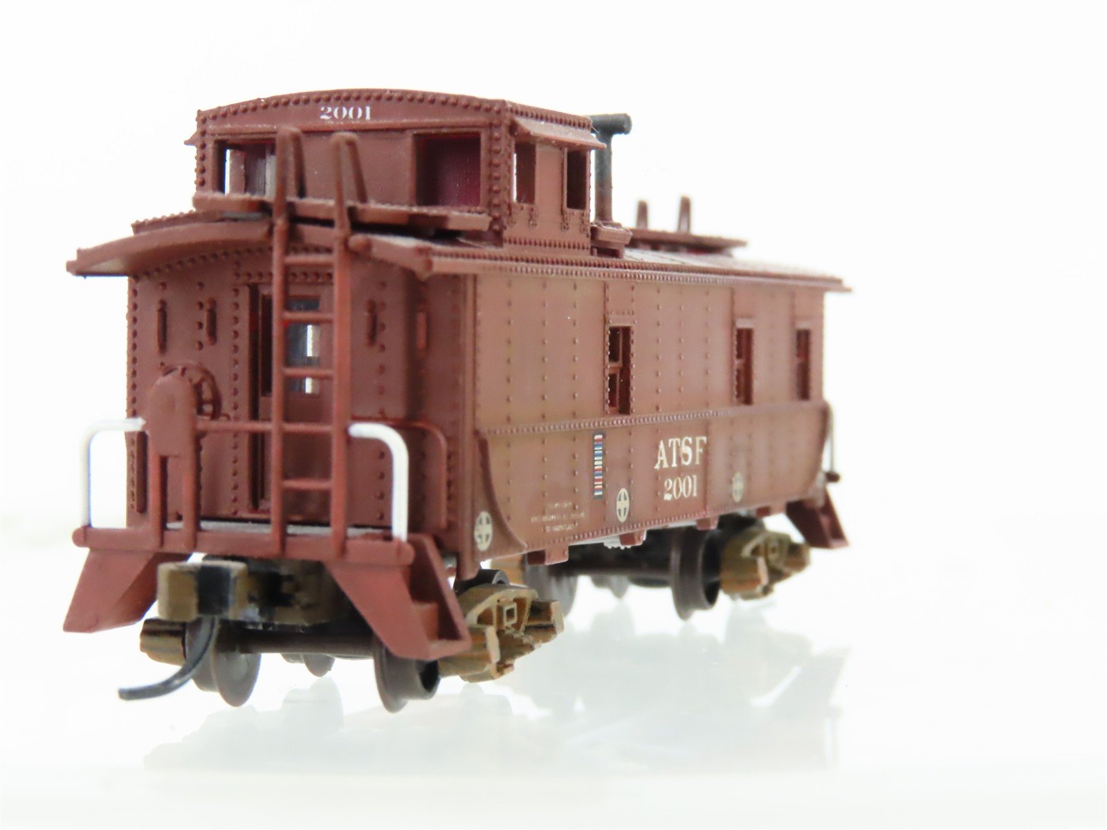 N Scale Altas 50001399 ATSF Santa Fe Cupola Caboose #2001 CUSTOM