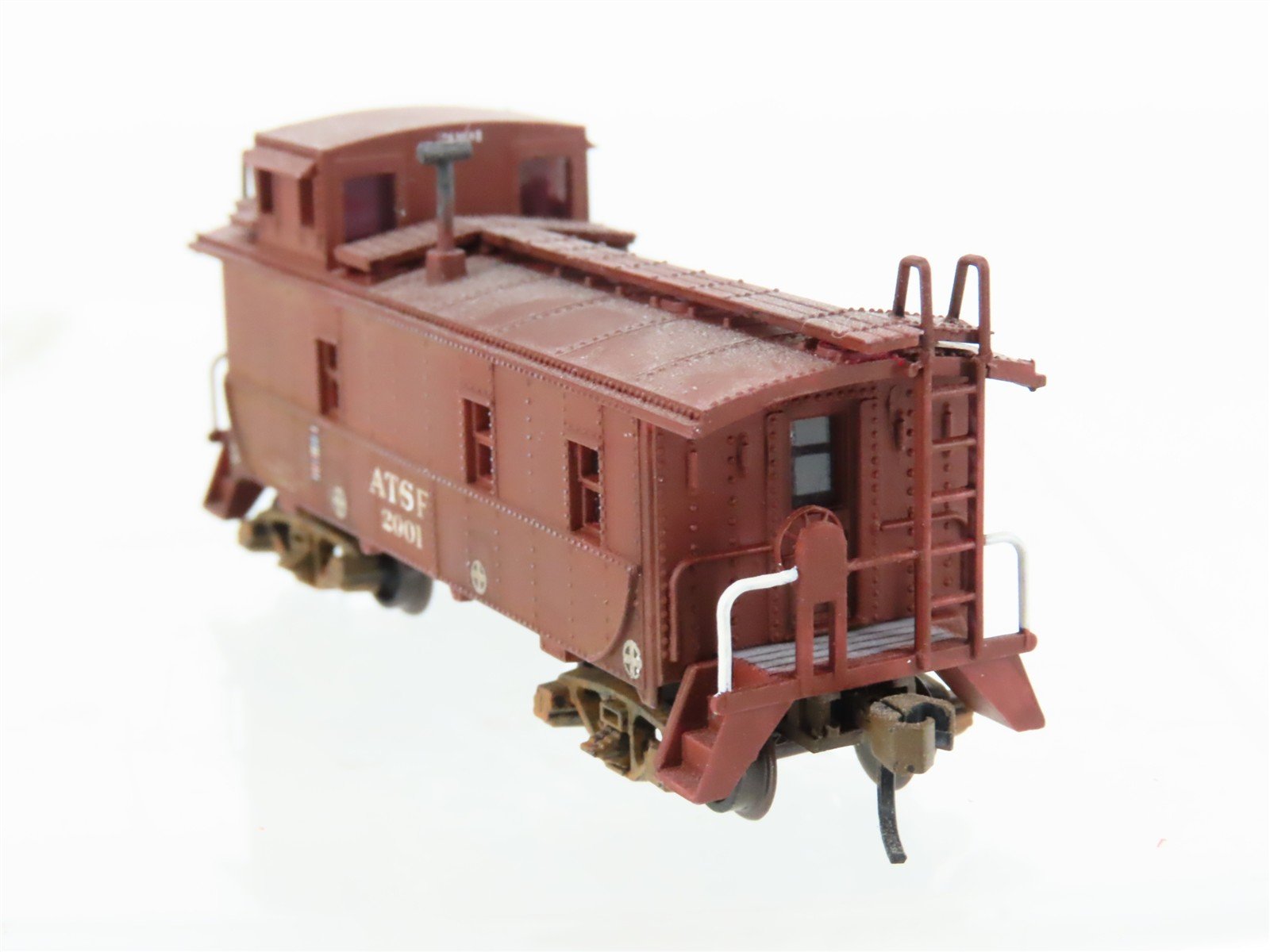 N Scale Altas 50001399 ATSF Santa Fe Cupola Caboose #2001 CUSTOM