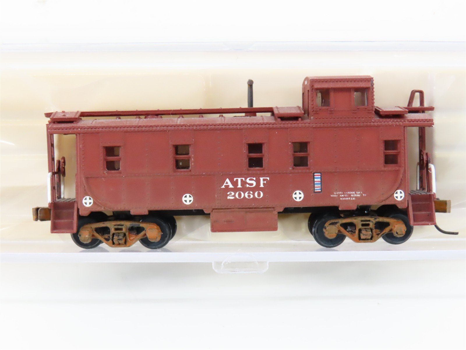 N Scale Altas 35672 ATSF Santa Fe Cupola Caboose #2001 CUSTOM