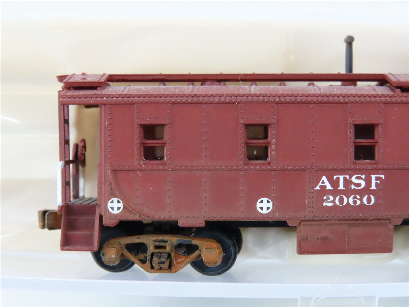 N Scale Altas 35672 ATSF Santa Fe Cupola Caboose #2001 CUSTOM