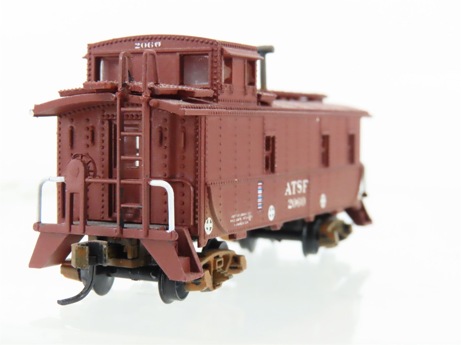 N Scale Altas 35672 ATSF Santa Fe Cupola Caboose #2001 CUSTOM