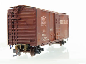N Scale Micro-Trains MTL RI Rock Island 40' Boxcar #161462 Weathered