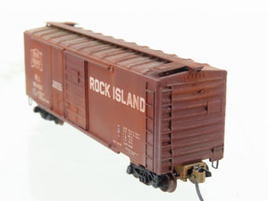N Scale Micro-Trains MTL RI Rock Island 40' Boxcar #161462 Weathered
