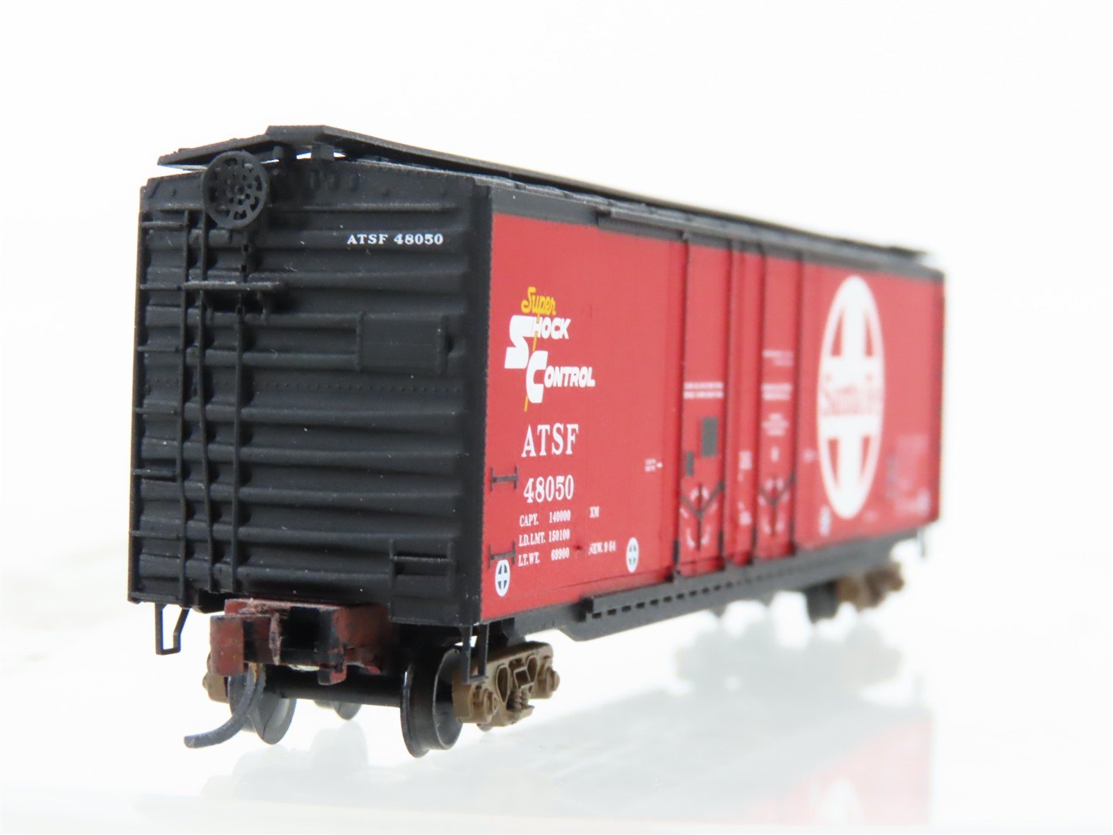 N Scale Micro-Trains MTL 03600070 ATSF Santa Fe 50' Boxcar #48050 Weathered