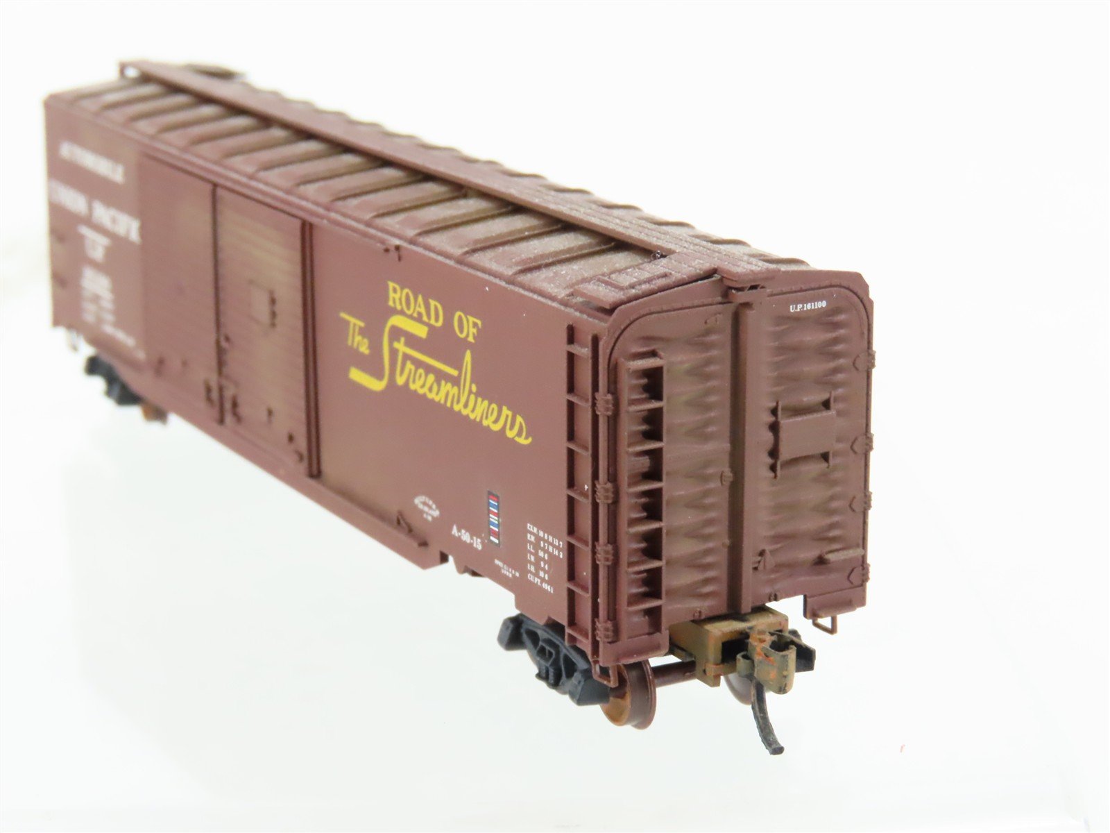 N Scale Micro-Trains MTL 78030 UP Union Pacific 50' Boxcar #161100 Weathered