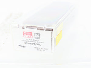 N Scale Micro-Trains MTL 78030 UP Union Pacific 50' Boxcar #161100 Weathered