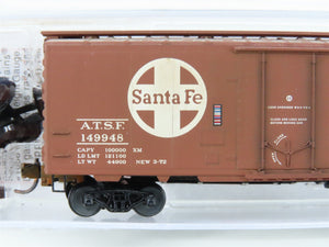 N Scale Micro-Trains MTL 02152110 ATSF Santa Fe 40' Boxcar #149948 Weathered