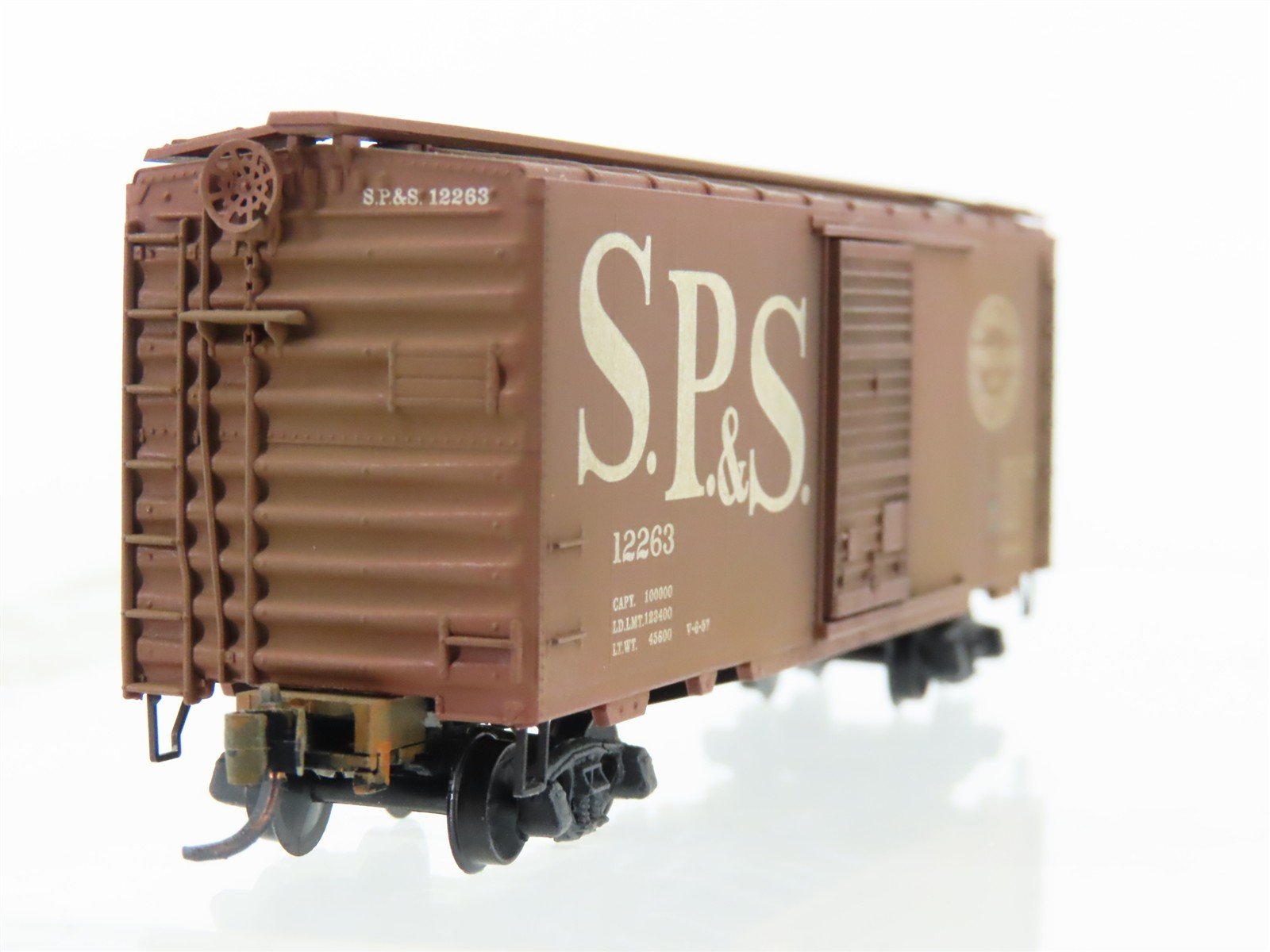 N Micro-Trains MTL 20246 SP&S Railway 40' Standard Boxcar #12263 Weathered