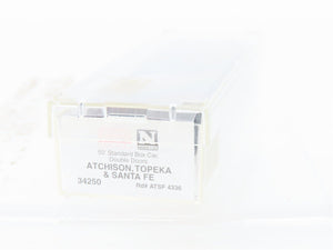 N Scale Micro-Trains MTL 34250 ATSF Santa Fe 50' Boxcar #4336 Weathered