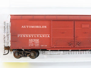 N Scale Micro-Trains MTL 79010 PRR Pennsylvania 50' Boxcar #48302 Weathered